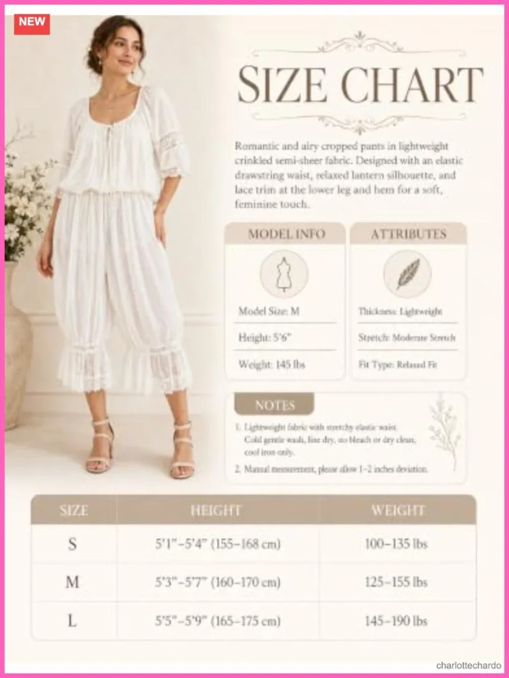 Y2K Lace Trim Elastic Waist Bloomers - Retro Pantaloons